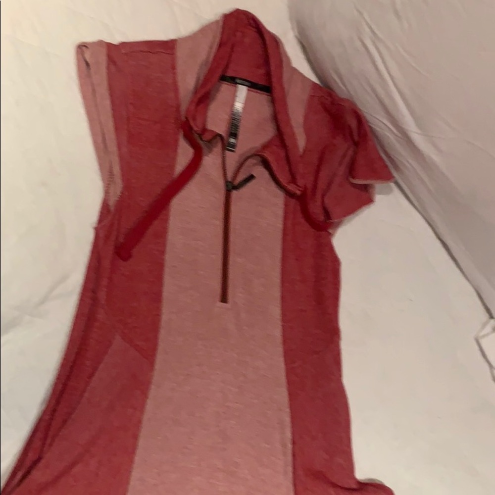Sporty Kenzie dress red huge side pockets